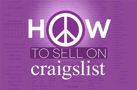Marketplace is a convenient destination on Facebook to discover, buy and sell items with people in your community. . Craigslist sell